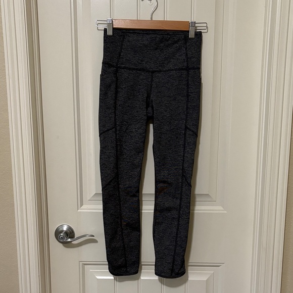 Athleta Pants - Athleta Gray High-Waisted Leggings